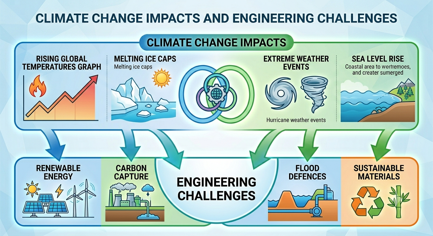 Climate change impacts and engineering solutions