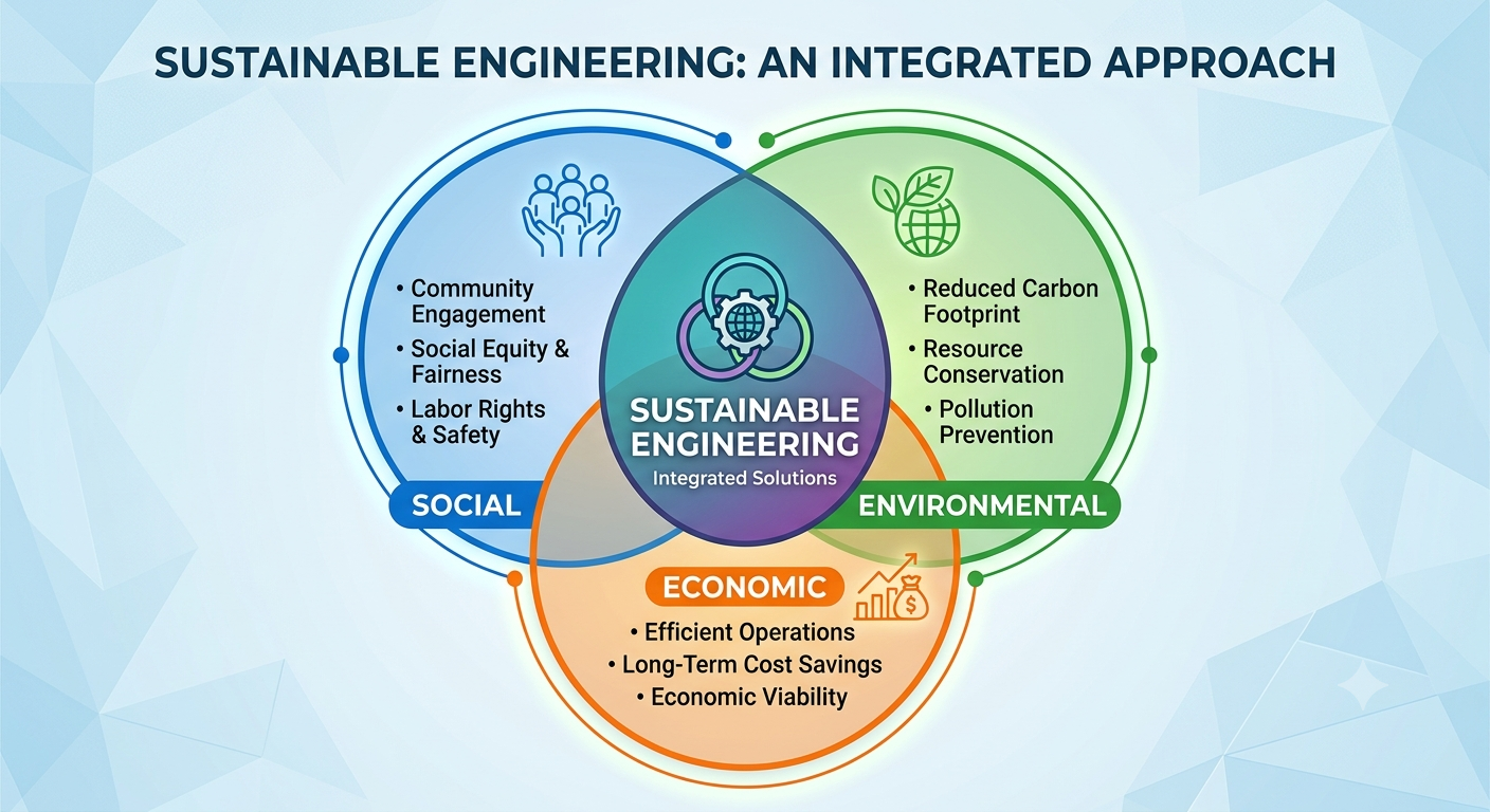 Social, economic and environmental impacts Venn diagram