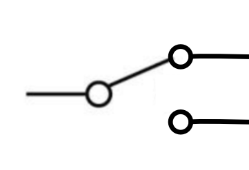 SPDT switch symbol