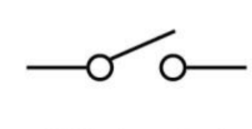 SPST switch symbol