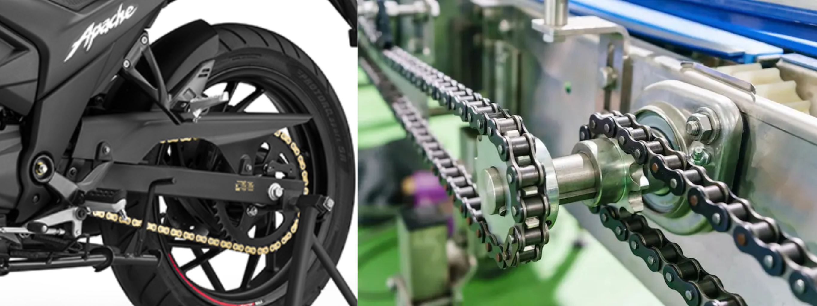 Bicycle chain drive diagram