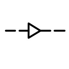 Pilot (main air) actuator symbol