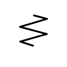 Spring return symbol
